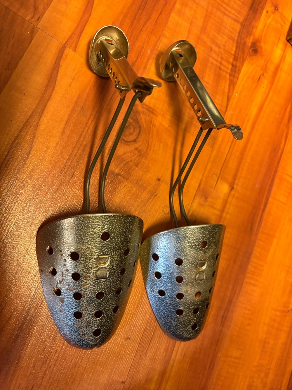 Adjustable Shoe Trees in Distressed Bronze Finish
